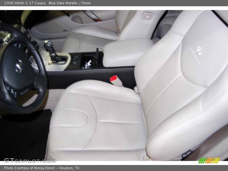 Blue Slate Metallic / Stone 2008 Infiniti G 37 Coupe