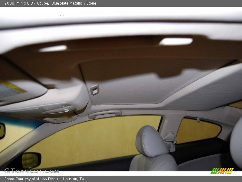 Blue Slate Metallic / Stone 2008 Infiniti G 37 Coupe