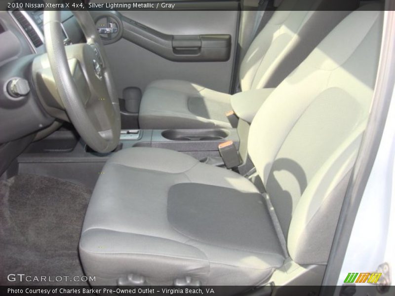 Silver Lightning Metallic / Gray 2010 Nissan Xterra X 4x4
