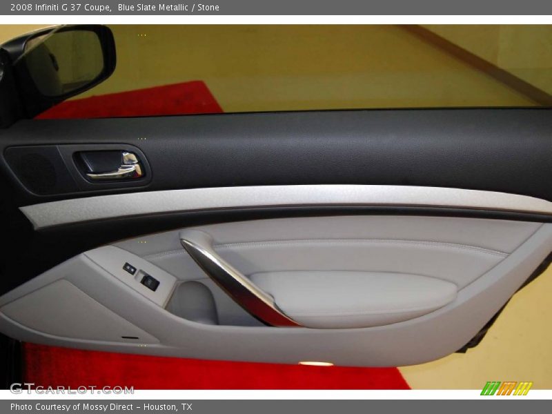 Blue Slate Metallic / Stone 2008 Infiniti G 37 Coupe