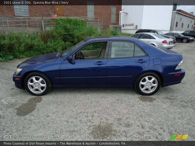 Spectra Blue Mica / Ivory 2001 Lexus IS 300