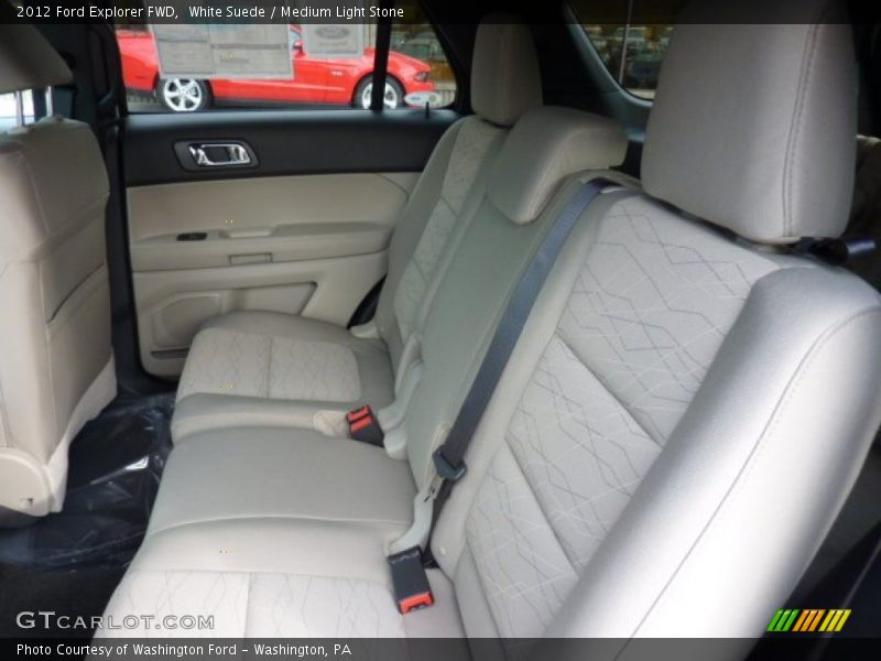  2012 Explorer FWD Medium Light Stone Interior