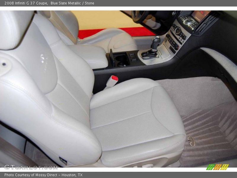 Blue Slate Metallic / Stone 2008 Infiniti G 37 Coupe