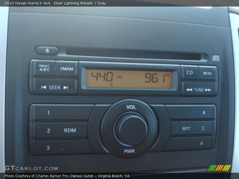 Silver Lightning Metallic / Gray 2010 Nissan Xterra X 4x4