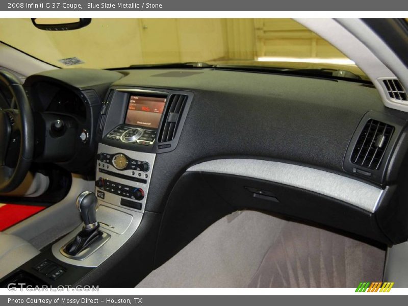 Blue Slate Metallic / Stone 2008 Infiniti G 37 Coupe