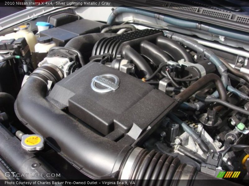 Silver Lightning Metallic / Gray 2010 Nissan Xterra X 4x4