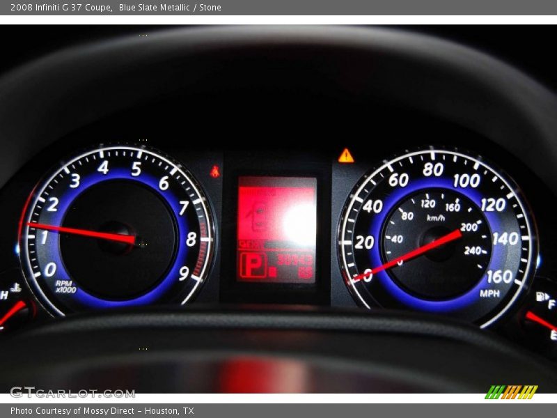 Blue Slate Metallic / Stone 2008 Infiniti G 37 Coupe