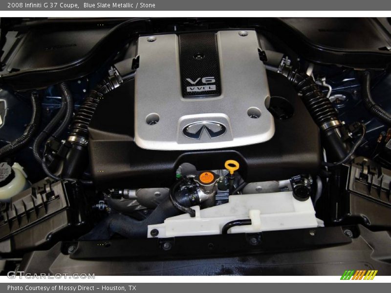 Blue Slate Metallic / Stone 2008 Infiniti G 37 Coupe