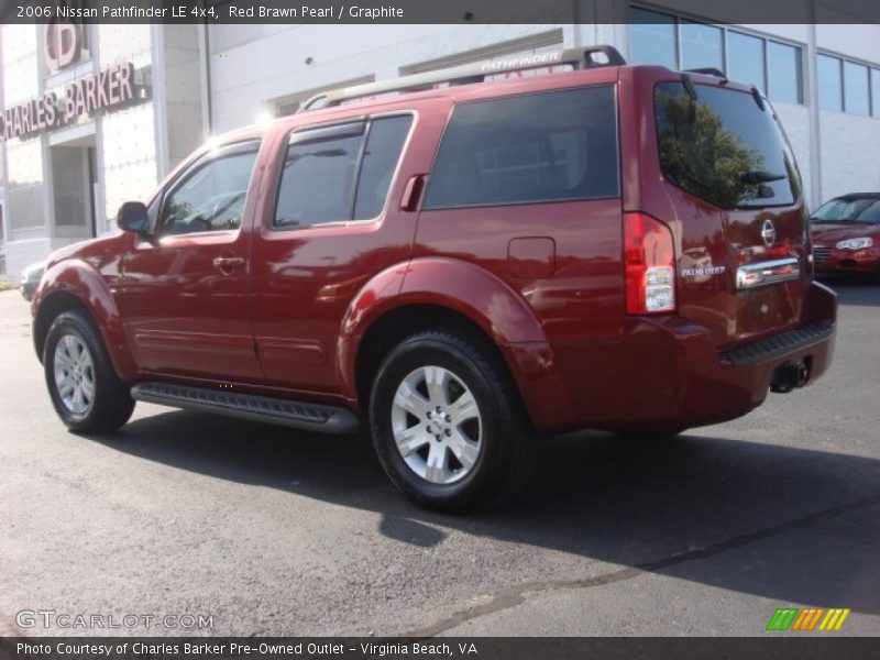 Red Brawn Pearl / Graphite 2006 Nissan Pathfinder LE 4x4