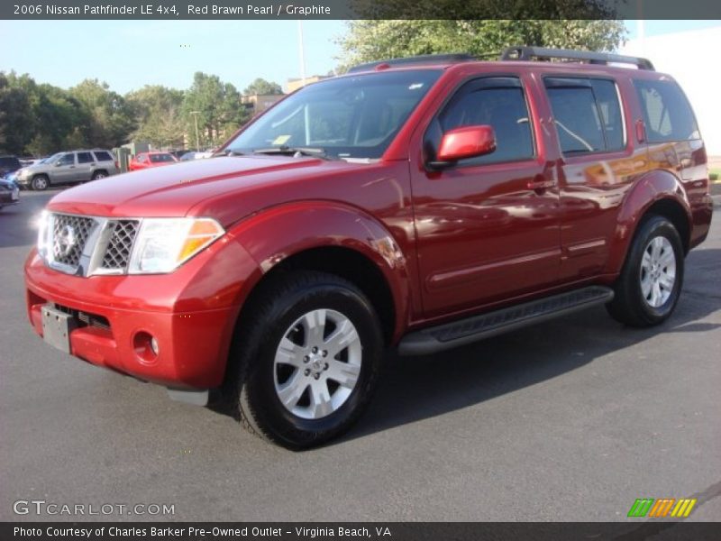 Red Brawn Pearl / Graphite 2006 Nissan Pathfinder LE 4x4