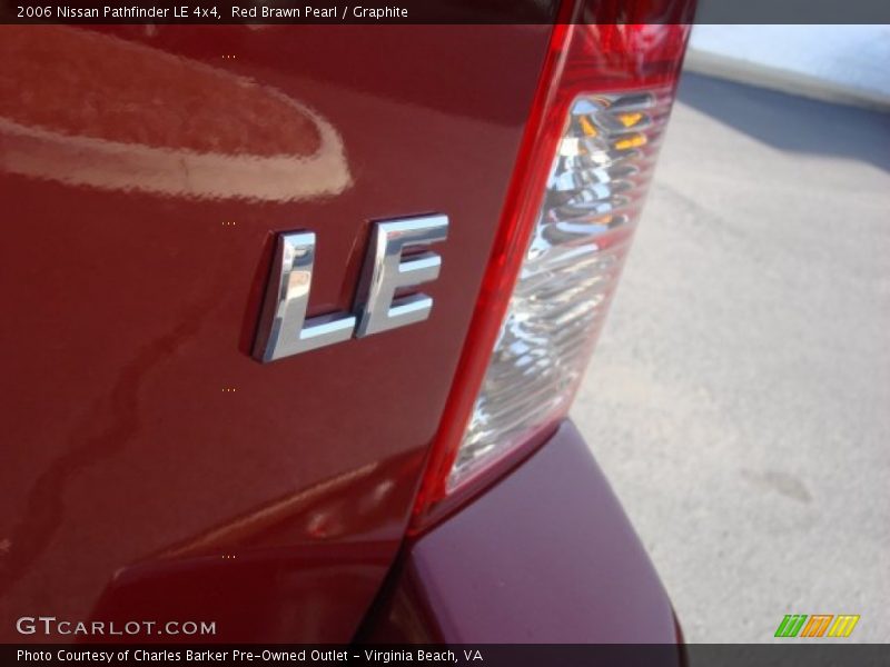 Red Brawn Pearl / Graphite 2006 Nissan Pathfinder LE 4x4