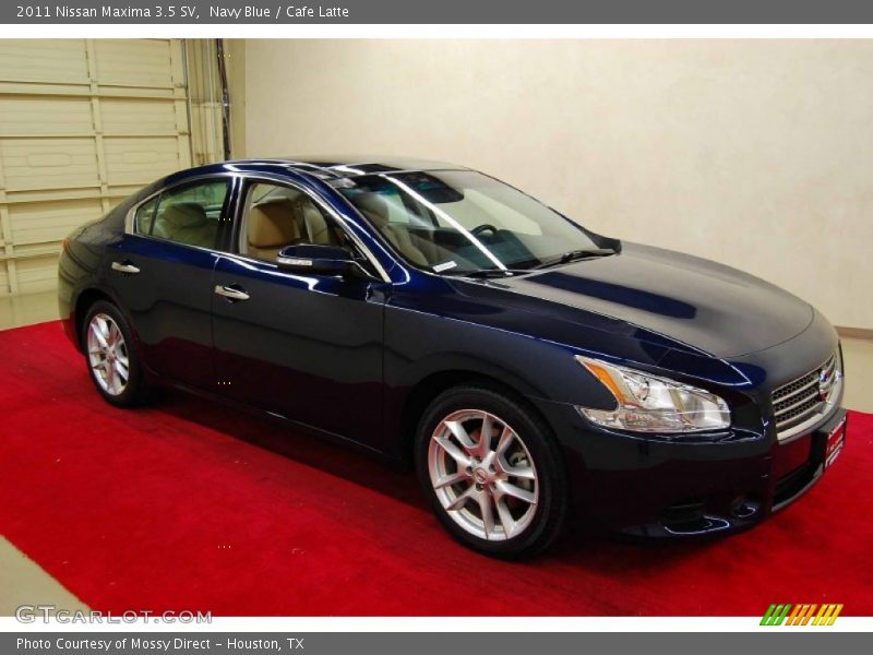 Navy Blue / Cafe Latte 2011 Nissan Maxima 3.5 SV