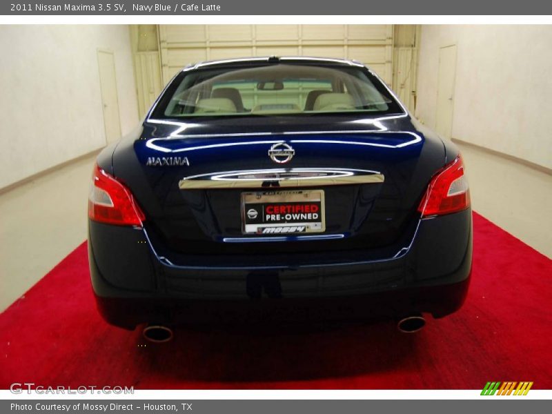 Navy Blue / Cafe Latte 2011 Nissan Maxima 3.5 SV