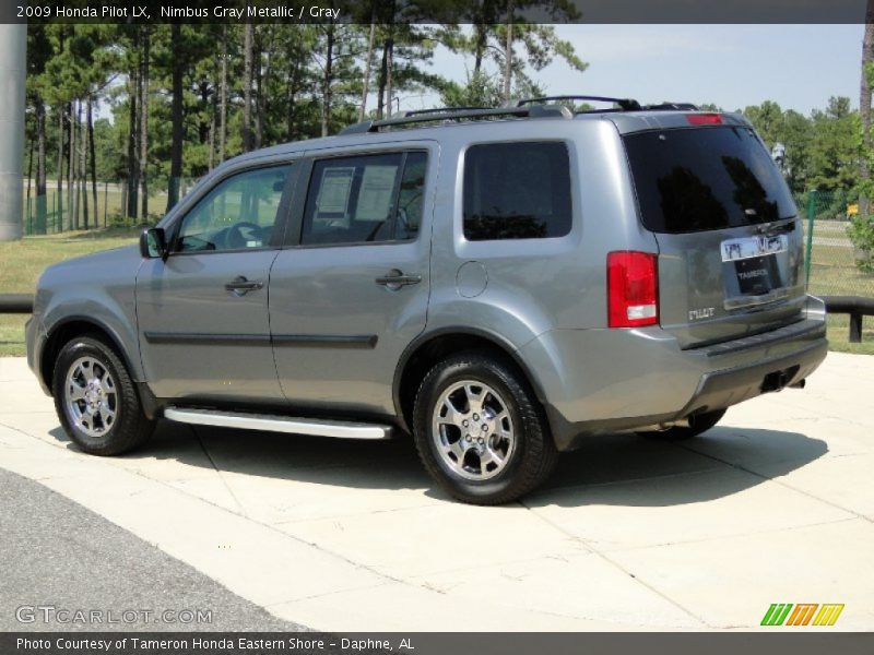 Nimbus Gray Metallic / Gray 2009 Honda Pilot LX