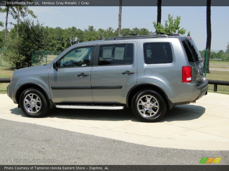 Nimbus Gray Metallic / Gray 2009 Honda Pilot LX