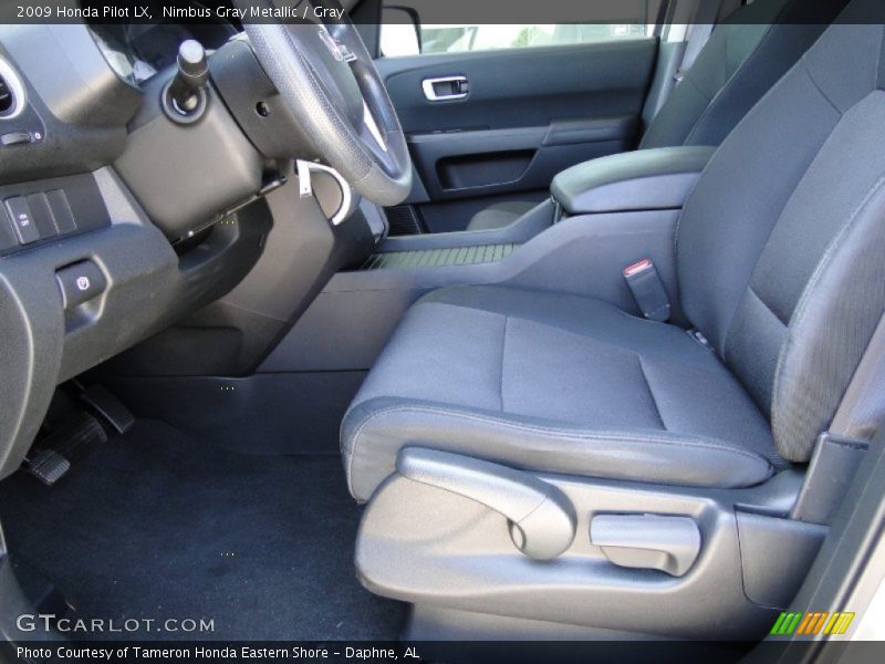 Nimbus Gray Metallic / Gray 2009 Honda Pilot LX