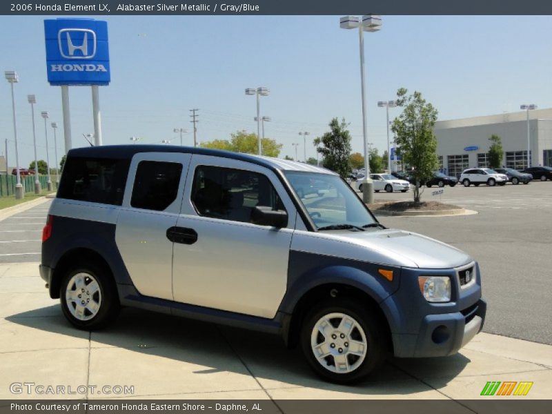 Alabaster Silver Metallic / Gray/Blue 2006 Honda Element LX