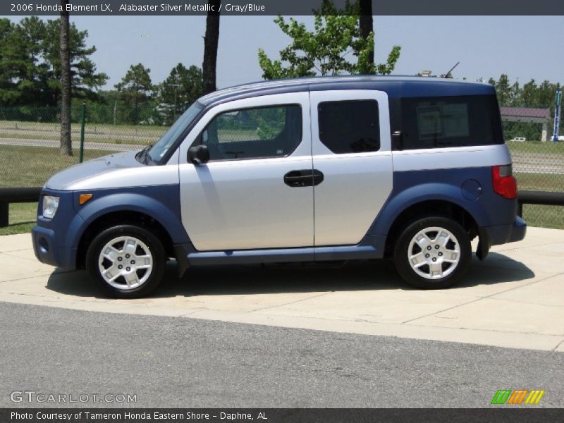 Alabaster Silver Metallic / Gray/Blue 2006 Honda Element LX