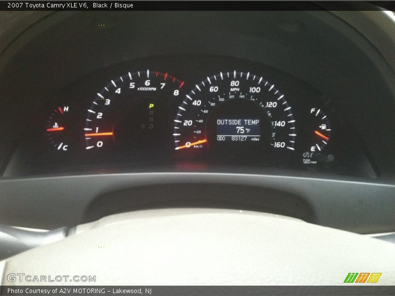 Black / Bisque 2007 Toyota Camry XLE V6