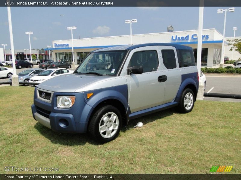 Alabaster Silver Metallic / Gray/Blue 2006 Honda Element LX