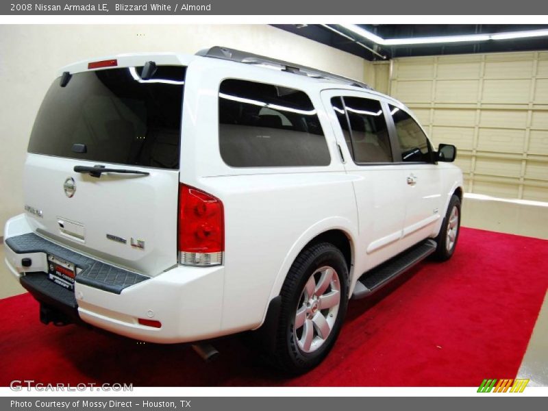 Blizzard White / Almond 2008 Nissan Armada LE