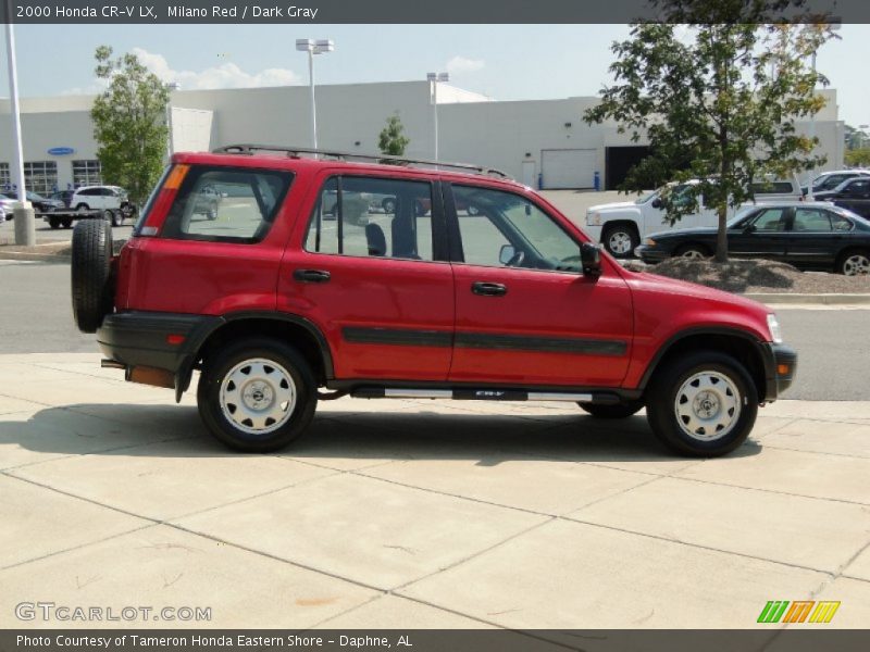 Milano Red / Dark Gray 2000 Honda CR-V LX
