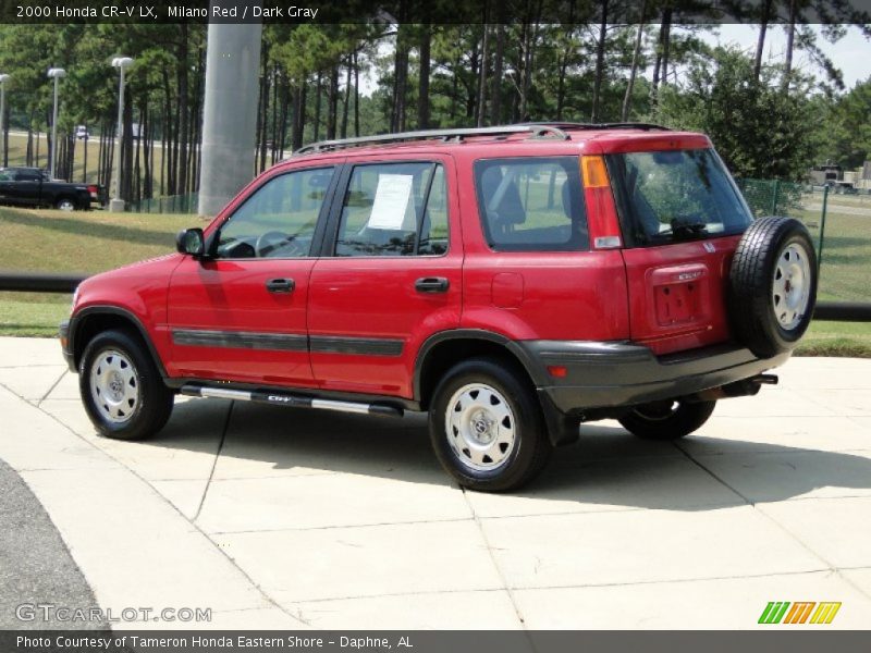 Milano Red / Dark Gray 2000 Honda CR-V LX