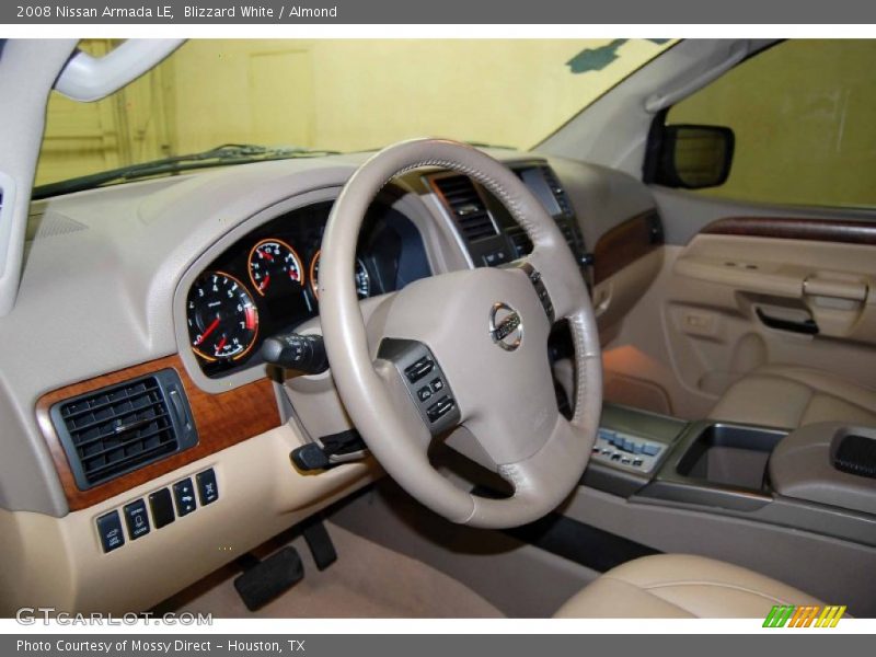 Blizzard White / Almond 2008 Nissan Armada LE