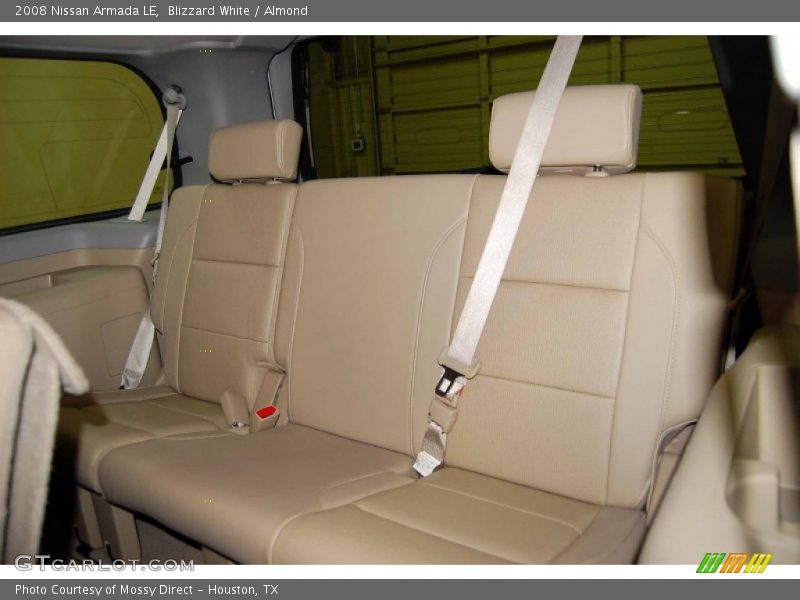 Blizzard White / Almond 2008 Nissan Armada LE