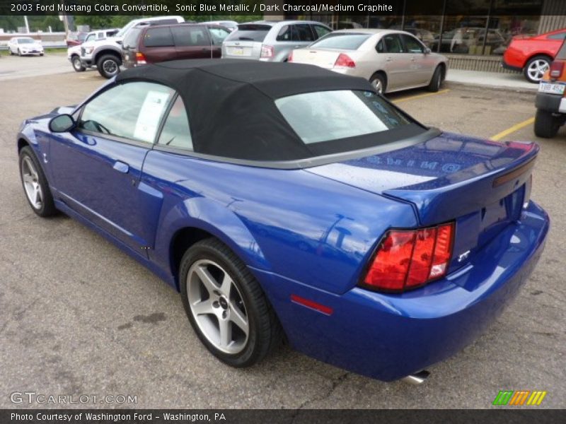  2003 Mustang Cobra Convertible Sonic Blue Metallic