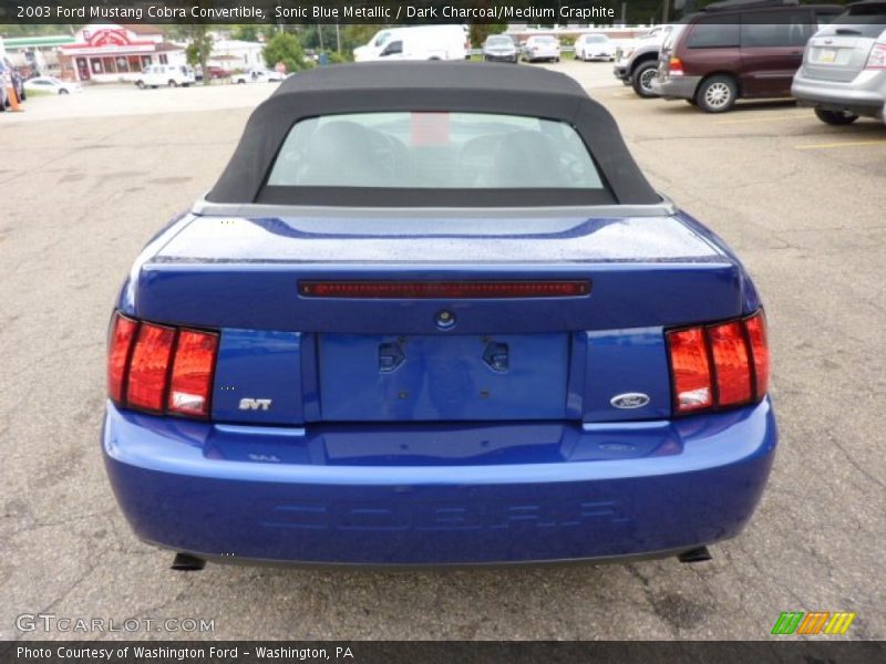  2003 Mustang Cobra Convertible Sonic Blue Metallic