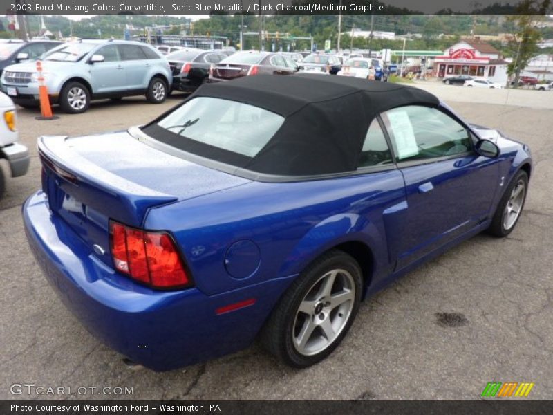  2003 Mustang Cobra Convertible Sonic Blue Metallic