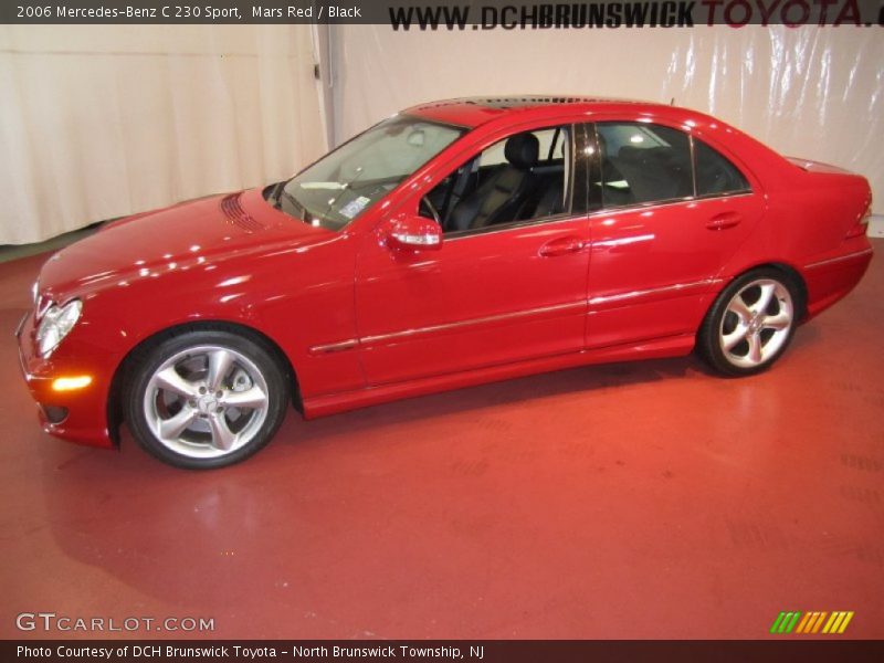 Mars Red / Black 2006 Mercedes-Benz C 230 Sport