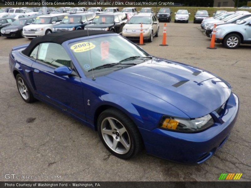 Front 3/4 View of 2003 Mustang Cobra Convertible
