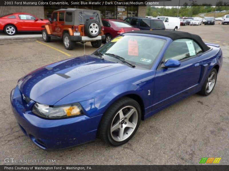 Front 3/4 View of 2003 Mustang Cobra Convertible