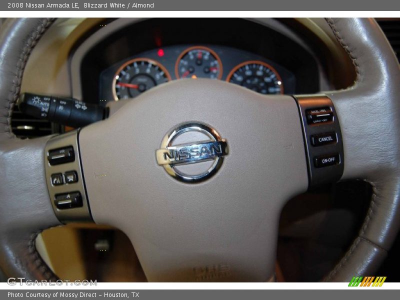 Blizzard White / Almond 2008 Nissan Armada LE