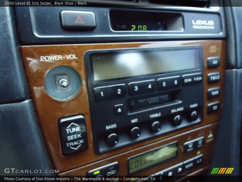 Black Onyx / Black 2000 Lexus ES 300 Sedan
