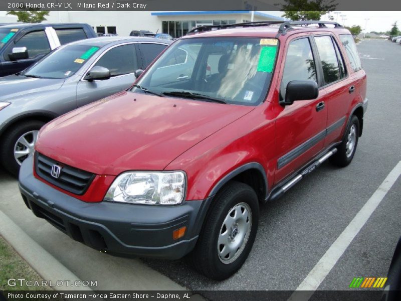 Milano Red / Dark Gray 2000 Honda CR-V LX
