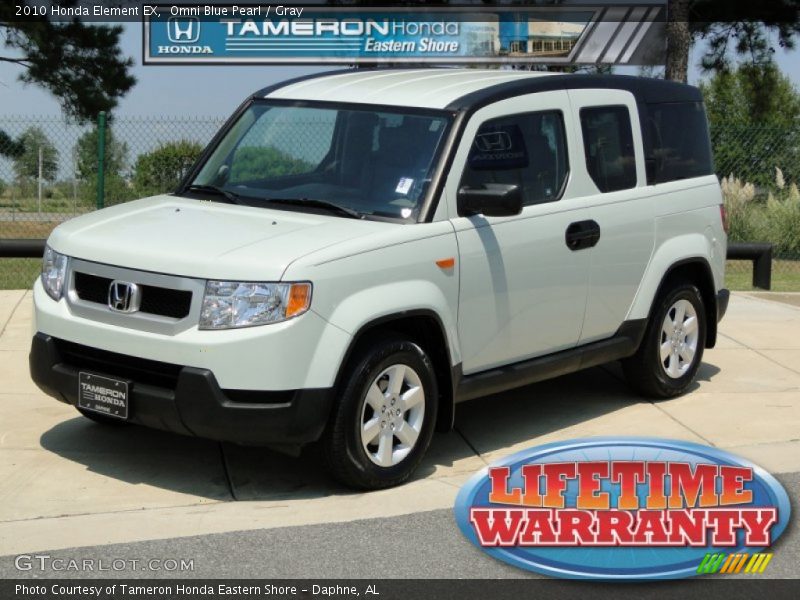 Omni Blue Pearl / Gray 2010 Honda Element EX