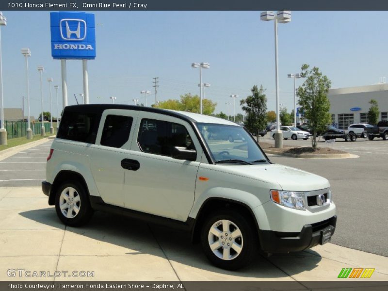 Omni Blue Pearl / Gray 2010 Honda Element EX