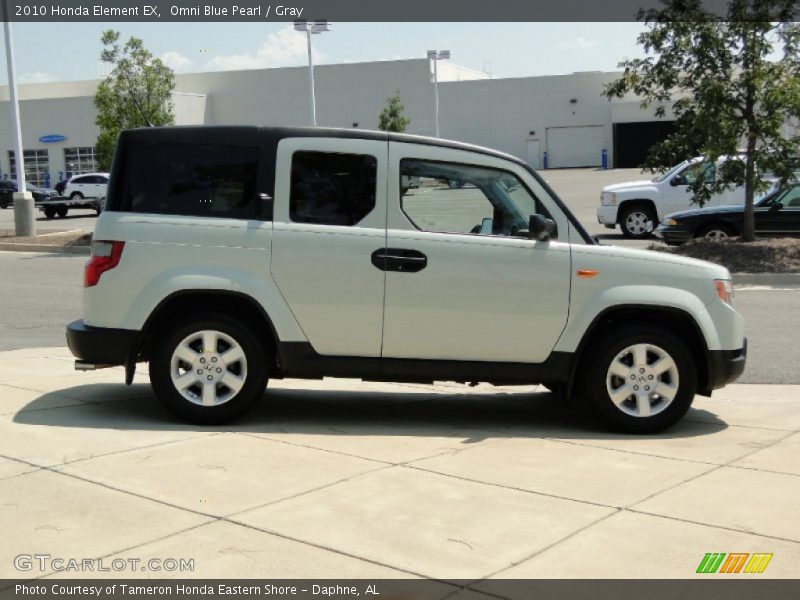 Omni Blue Pearl / Gray 2010 Honda Element EX
