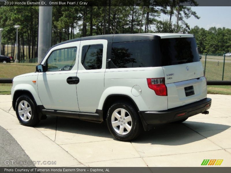 Omni Blue Pearl / Gray 2010 Honda Element EX