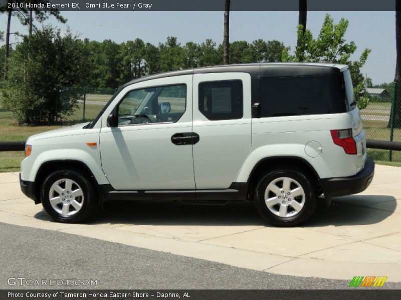 Omni Blue Pearl / Gray 2010 Honda Element EX