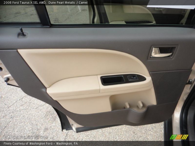 Dune Pearl Metallic / Camel 2008 Ford Taurus X SEL AWD