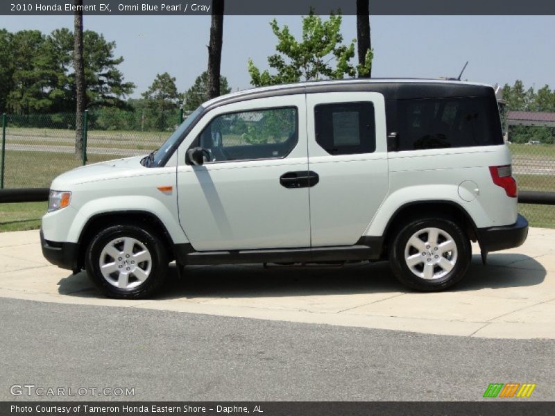 Omni Blue Pearl / Gray 2010 Honda Element EX