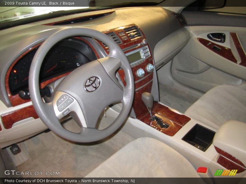Black / Bisque 2009 Toyota Camry LE