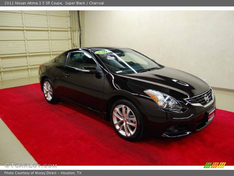 Super Black / Charcoal 2011 Nissan Altima 3.5 SR Coupe