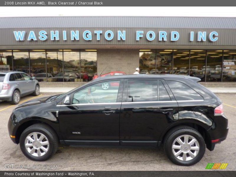 Black Clearcoat / Charcoal Black 2008 Lincoln MKX AWD