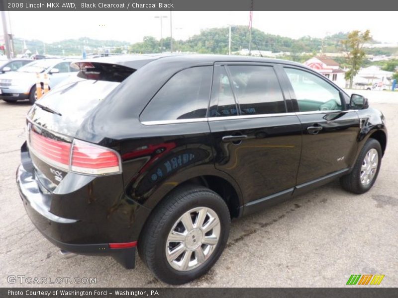 Black Clearcoat / Charcoal Black 2008 Lincoln MKX AWD