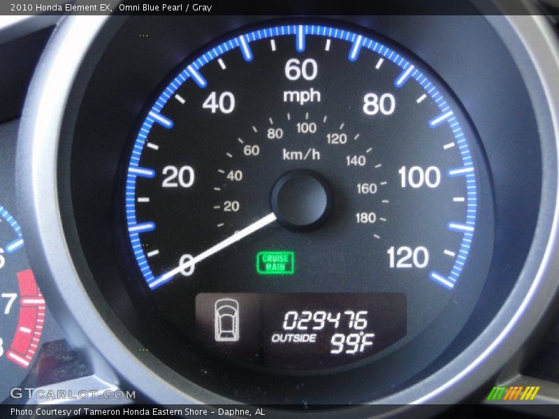 Omni Blue Pearl / Gray 2010 Honda Element EX